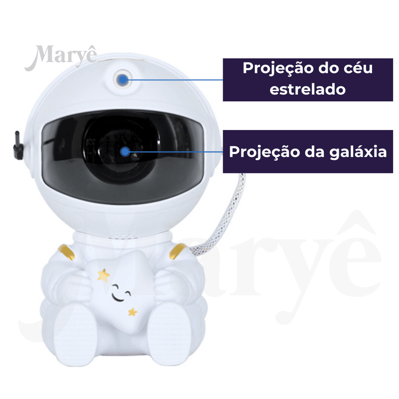 Projetor Astronauta Star da Maryê - 43% OFF + FRETE GRÁTIS - Maryê