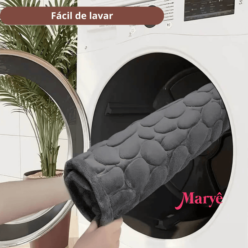 Tapete Nuvem - Tapete para banheiro antiderrapante - Conforto e Segurança - Maryê
